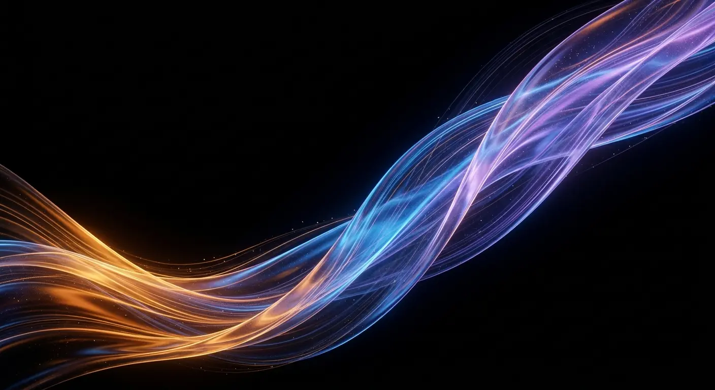 Abstract luminous visual