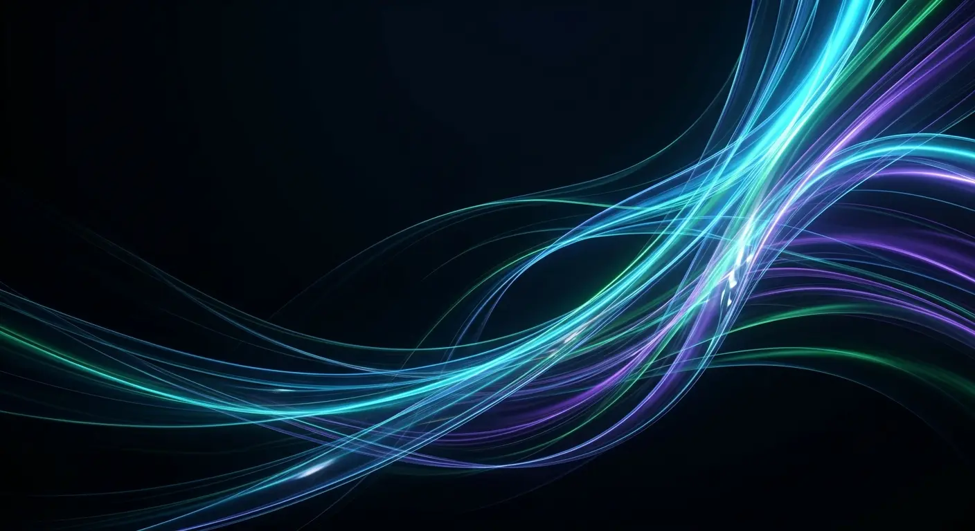 Abstract luminous visual